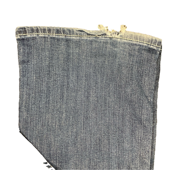 Ariat Jeans Womens 33R Blue R.E.A.L. Mid Rise Stretch Whipstitch Boot Cowgirl - Picture 3 of 8